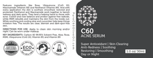 C60 Acne Serum 30ml Made With Organic Ingredients