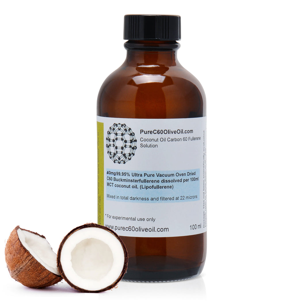 C60 Organic MCT Coconut Oil 100ml