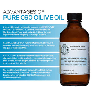 Wholesale Case 54 Units - C60 Organic Olive Oil 100ml